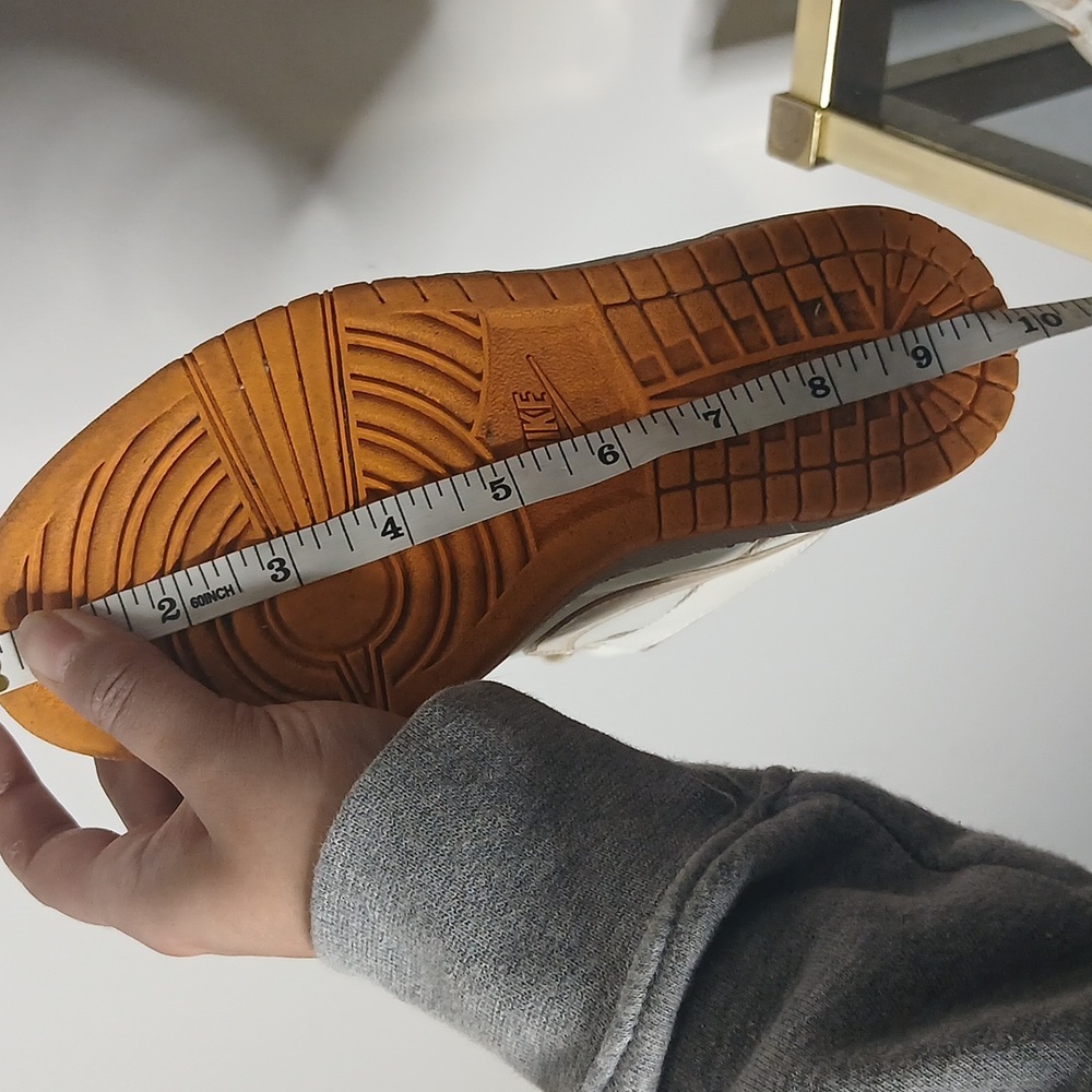 Nike Sky High Hidden Wedge White And Orange Size 8 - Picture 15 of 16
